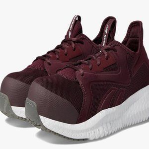 Reebok Size 7.5 Flexagon 3.0 Work SD Shoe Burgundy $132 msrp J13-7